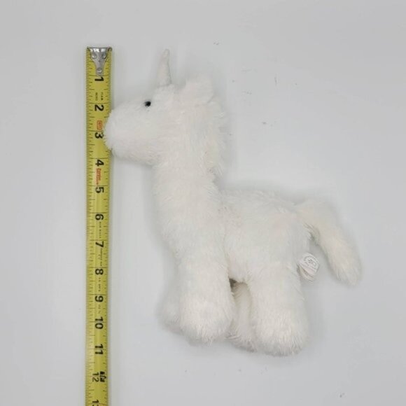 2/$15 Manhattan Toy Unicorn Plush White 11" Sparkle Horn Long Tail Standing - Picture 11 of 11